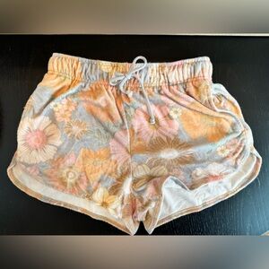 Wild Fable boho terry cloth floral shorts